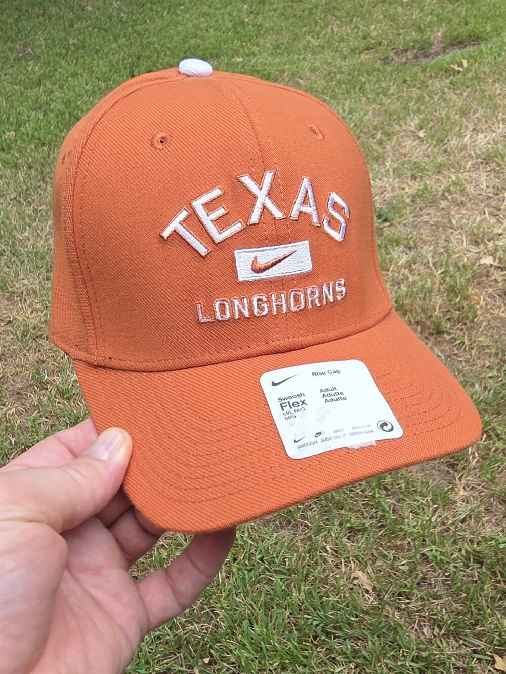 TEXAS LONGHORNS|Nike Rise Cap|Swoosh Flex|Size M/L Hat